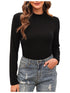 2er-Pack Damen Langarm-Turtleneck | Thermo-Unterhemden mit Stretch